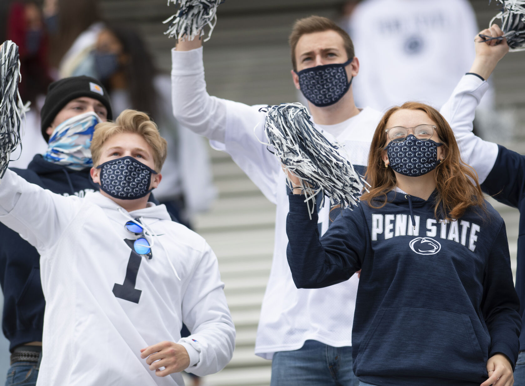 Penn State football spring practice, fans